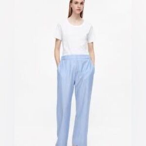 COS Cotton Pyjama Trousers Blue Size XS